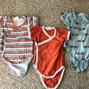 Kate Quinn short sleeve body suit wrap kimono